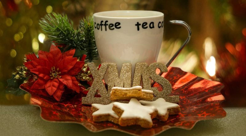 Coffee, tea, biscuits Christmas