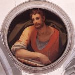 St Mark, oil on wood, Capponi Chapel, Santa Felicita, Florence